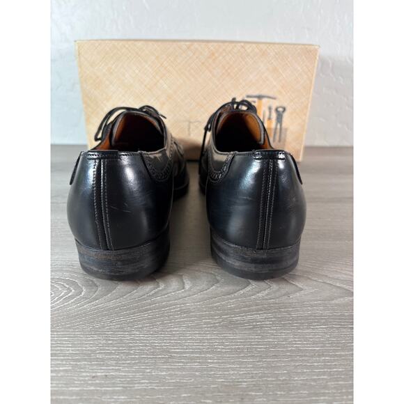 Vintage Church’s Famous English Shoes Holborn Black Leather Dress Shoes Mens 9.5 main image 4